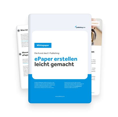 Epaper Erstellen Online Magazine Zeitschriften Publishing One