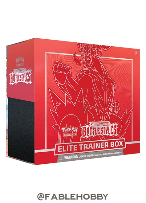 Pokémon Battle Styles Elite Trainer Box Single Strike Fable Hobby