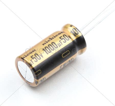 Nichicon 1000uF 50V Aluminium Electrolytic Capacitors Leaded