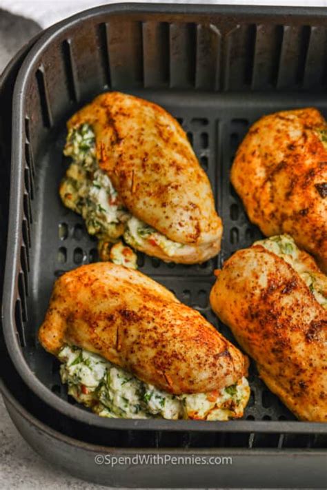 Air Fryer Stuffed Chicken Breasts Honey And Bumble Boutique