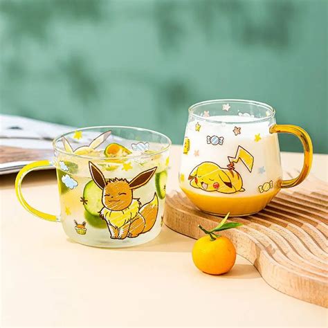 Tasse Caf De Dessin Anim Pokemon Pikachu Pour Filles Verre Eau Imprim