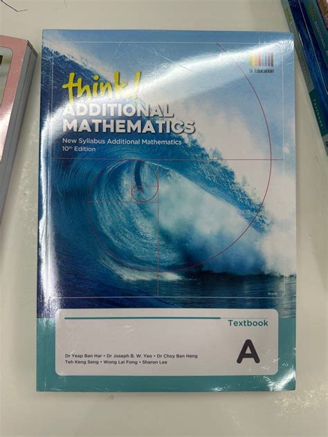 Think Additional Mathematics Textbook A B Print Digital Pack