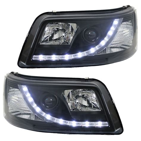 Scheinwerfer Led Tagfahrlicht Optik F R Vw T Bj Schwarz T