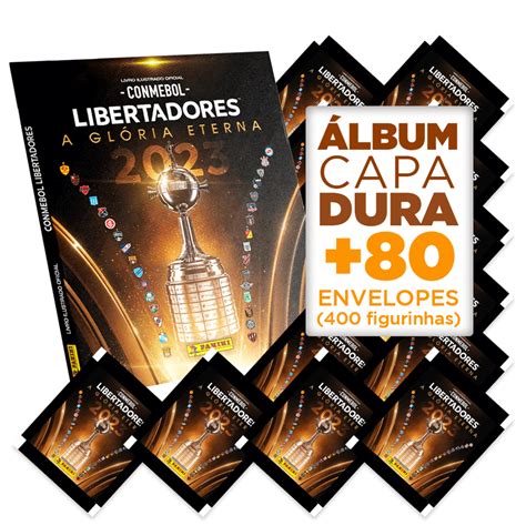 Conmebol Libertadores 2023 Álbum Capa Dura 80 Envelopes