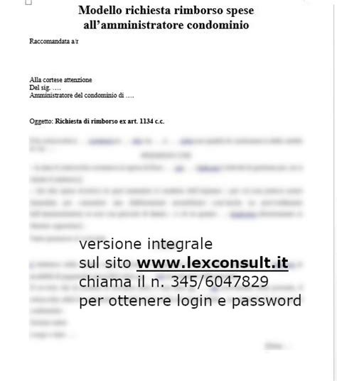 Lettera All Amministratore Di Condominio