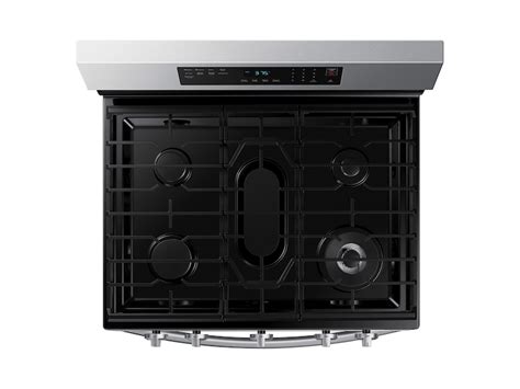 60 Cu Ft Smart Freestanding Gas Range With No Preheat Air Fry And Convection In Stainless Steel