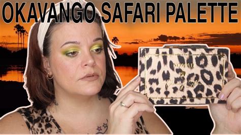 NEW Nomad Cosmetics Okavango Safari Palette SWATCHES TUTORIAL