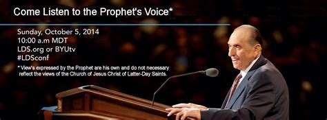 Come Listen To Living Prophets Rexmormon