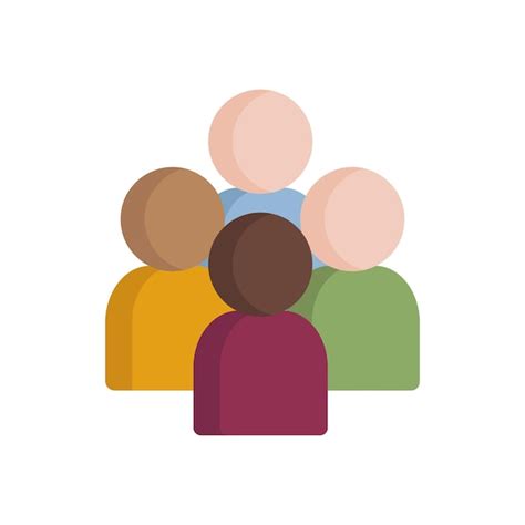 Icono De Grupo De Personas Equipo Amigos Mundo Diversidad Comunidad