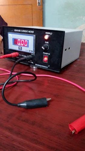 Leakage Current Tester And Jig At Rs 20000 Leakage Current Tester In