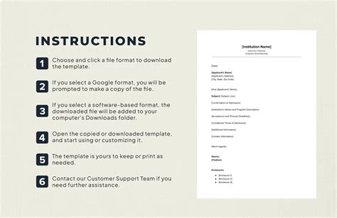 Admission Letter Format Template in Word, PDF, Google Docs - Download | Template.net