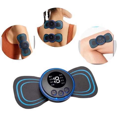 Mini Massageador Elétrico Portátil De Pescoço De Pulso Massagem