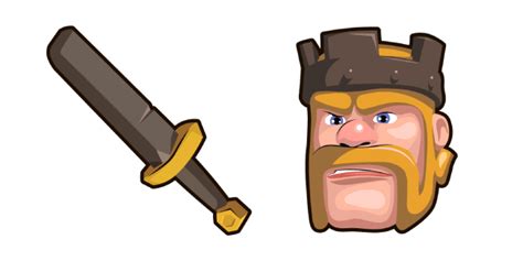 Clash Of Clans Barbarian King Sword Cursor Custom Cursor