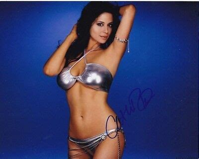 Catherine Bell Signed Sexy Silver Bikini Photo W Hologram Coa Ebay