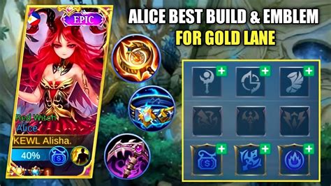 ALICE NEW BEST BUILD EMBLEM FOR GOLD LANE AUTOWIN IN THIS BUILD PLS