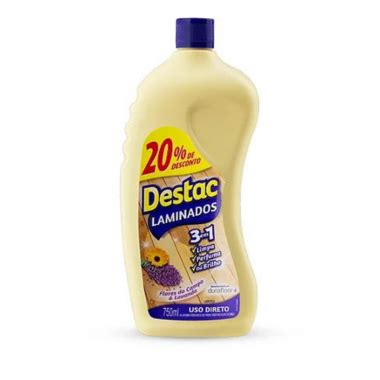 Destac Uso Direto Piso Luminado 750ml Tríade LOG Produtos de