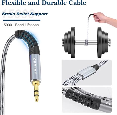 Jolgoo Mm Trs To Dual Xlr Male Pro Stereo Breakout Cable Trs