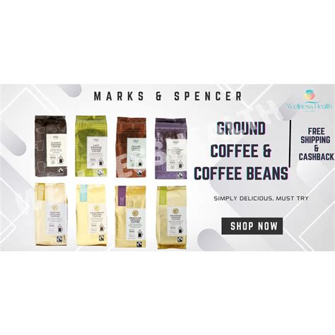 Marks And Spencer Mands Ground Coffee And Coffee Bean Shopee Malaysia