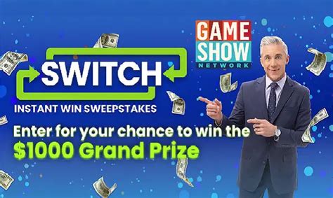 Game Show Network Switch Instant Win Game Giveaway (50+ Winners ...