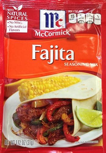 Mccormick Fajita Seasoning Mix 112oz 18 Packets