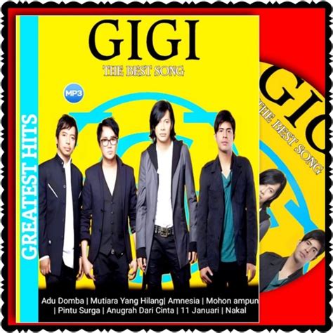 Jual KASET CD MP3 LAGU GIGI BAND LENGKAP FULL ALBUM LAGU BAND GIGI Di