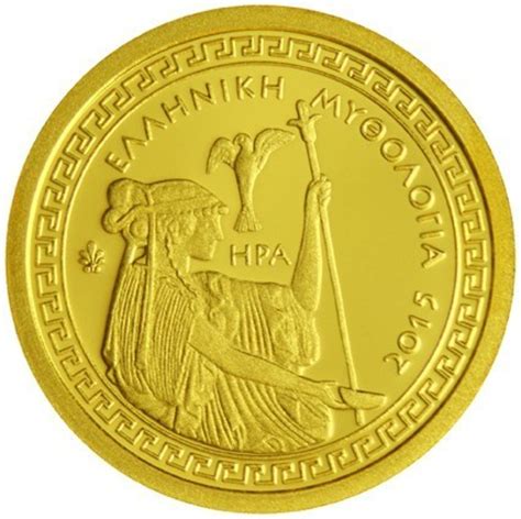 Griechenland Euro Gedenkm Nze Gold Hera Pp Eurofischer