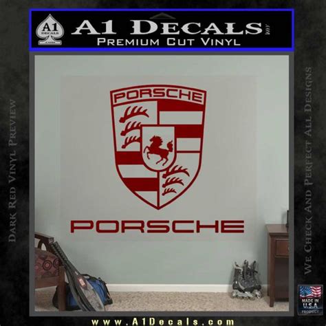 Porsche Decal Sticker Full Emblem Logo » A1 Decals