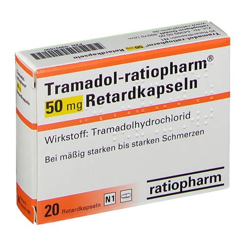 Tramadol Ratiopharm® 50 Mg 20 St Mit Dem E Rezept Kaufen Shop Apotheke