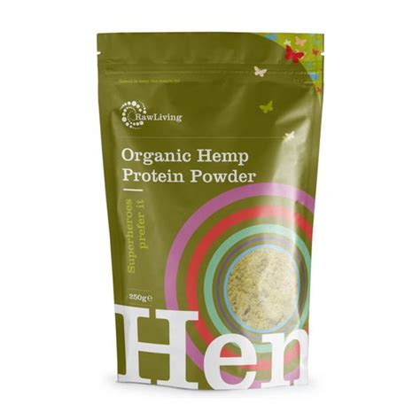 Organic Organic Hemp Protein Powder In 250g From Raw Living