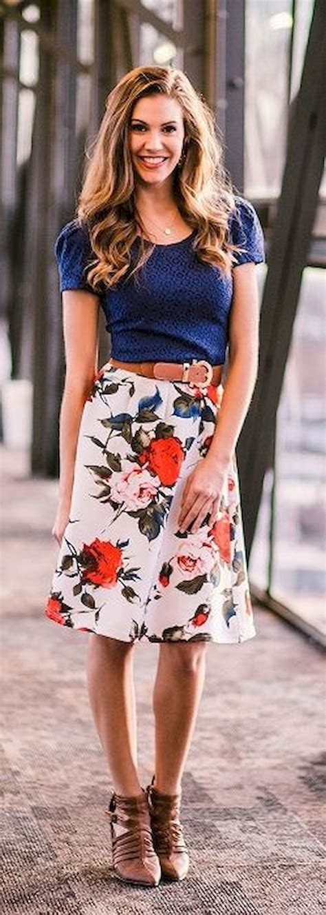 47 The Best Knee Length Skirt Ideas For Work You Must Have Knee Length Skirts Outfits Knee