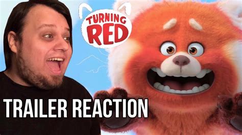 Turning Red Teaser Trailer Reaction Pixar Youtube