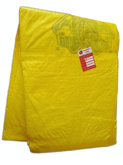 Trucker S Pe Laminated Hdpe Yellow Tarpaulin For Truck Cover And Tent