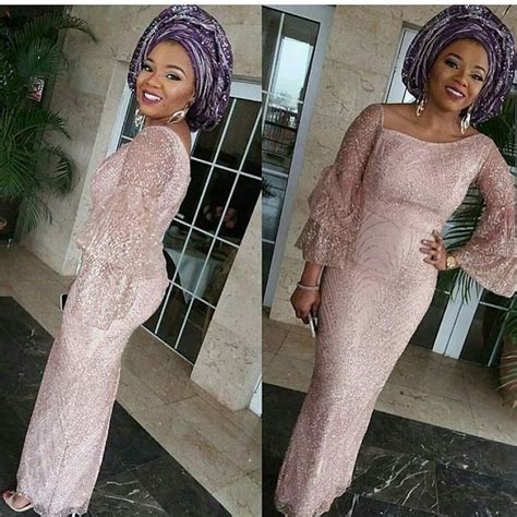 Amazing Lace And Velvet Aso Ebi Styles You Can Use Aso Ebi Lace