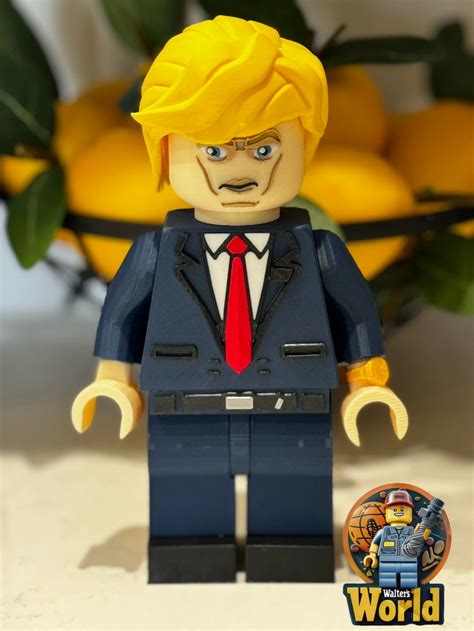 Bricks Donald Trump Suit Head By Waltersworld3d Makerworld