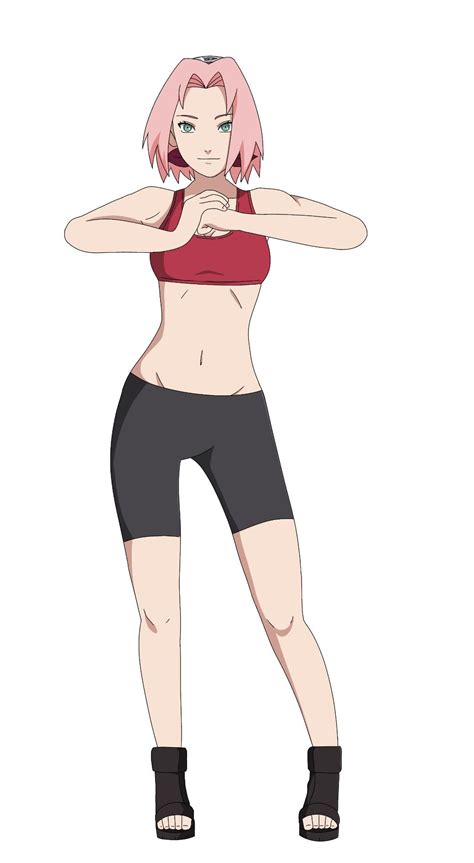 Sakura Haruno Training Render Png Desenhos De Anime Personagens De