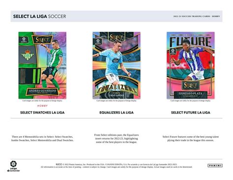 2022 23 Panini Select La Liga Tarjetas de Fútbol