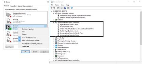 windows 10 nvidia hdmi sound problem - Microsoft Community