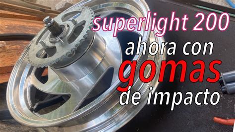 Cambio De Rin De Gomas De Impacto A Superlight Youtube