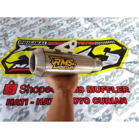 Slincer Knalpot RMS Muffler Original Type Gp2 D50 Bukan Dpj Wr Cts Dos