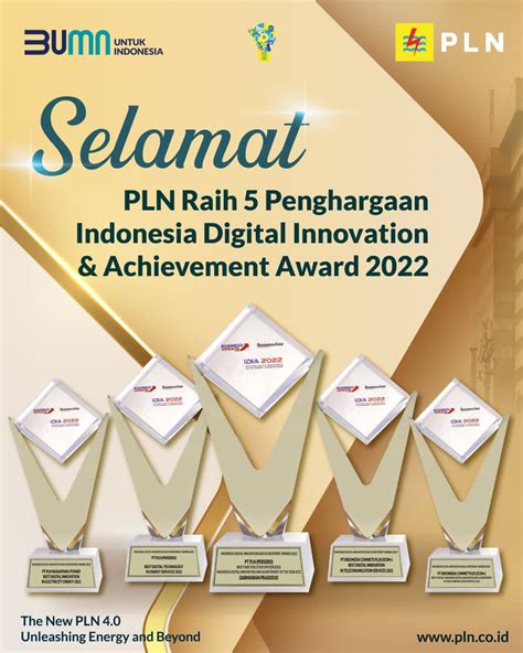 Pln Raih 5 Penghargaan Indonesia Digital Innovation Dan Achievement Award 2022 Pln Nusantara Power