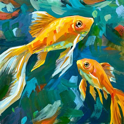 Fish Painting Acrylic