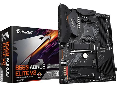 GIGABYTE B550 AORUS ELITE V2 Mainboard Mehrfarbig Mainboard In