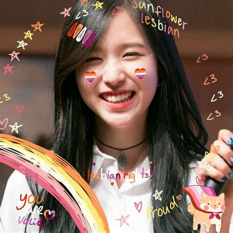 Lgbtqia Kpop Erm Lesbians Long Live Bambi Pink Black Mina Printable