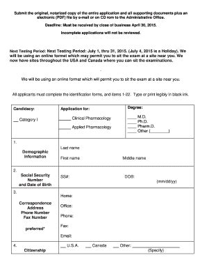 Fillable Online Submit The Original Notarized Copy Of The Entire