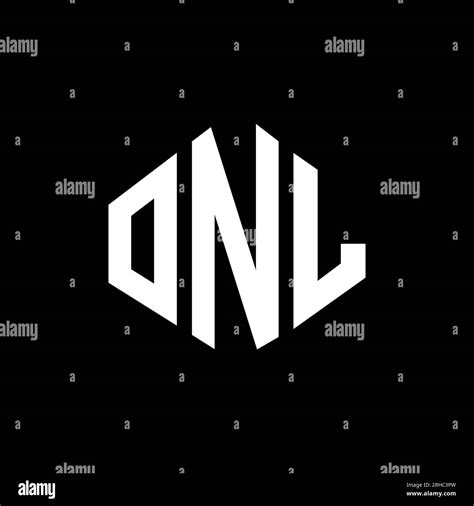 Onl Letter Logo Design With Polygon Shape Onl Polygon And Cube Shape