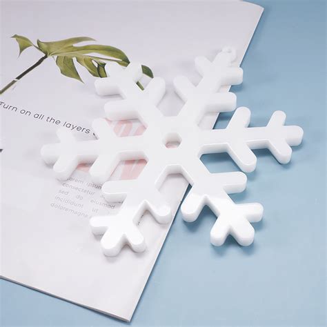 Large Snow Flake Resin Mold Hangable Snow Resin Mold DIY Etsy