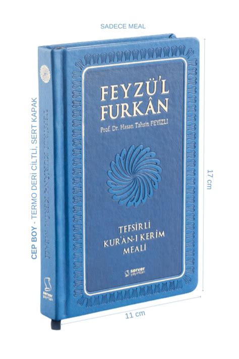 Server Yayınları Feyzü l Furkân Tefsirli Kur an ı Kerim Meali CEP BOY