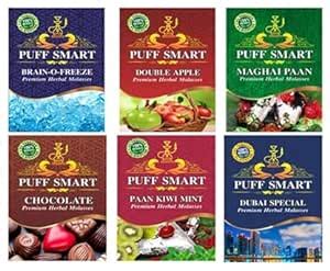 PUFF SMART Premium Herbal Flavor Double Apple Maghai Pan Brain O