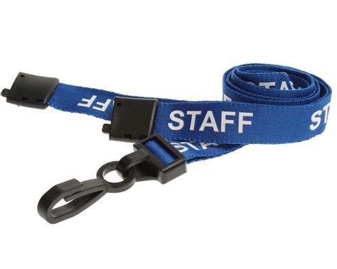 15mm Staff Lanyards With Breakaway And Plastic Clip The Lanyard Shop