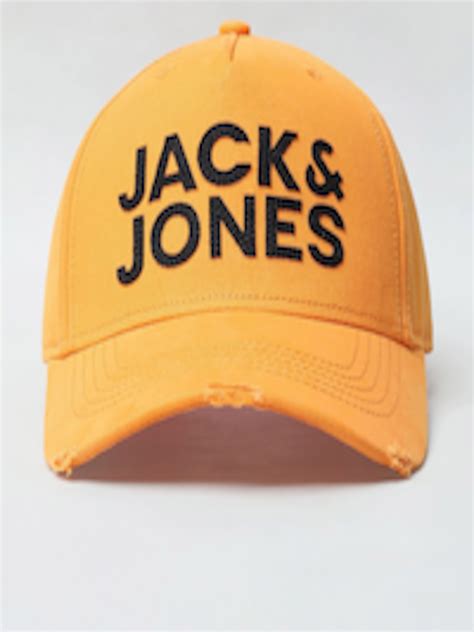 Buy Jack Jones Men Yellow Black Printed Baseball Cap Caps For Men